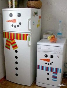 refrigerador-cocina-munecos-de-nieve