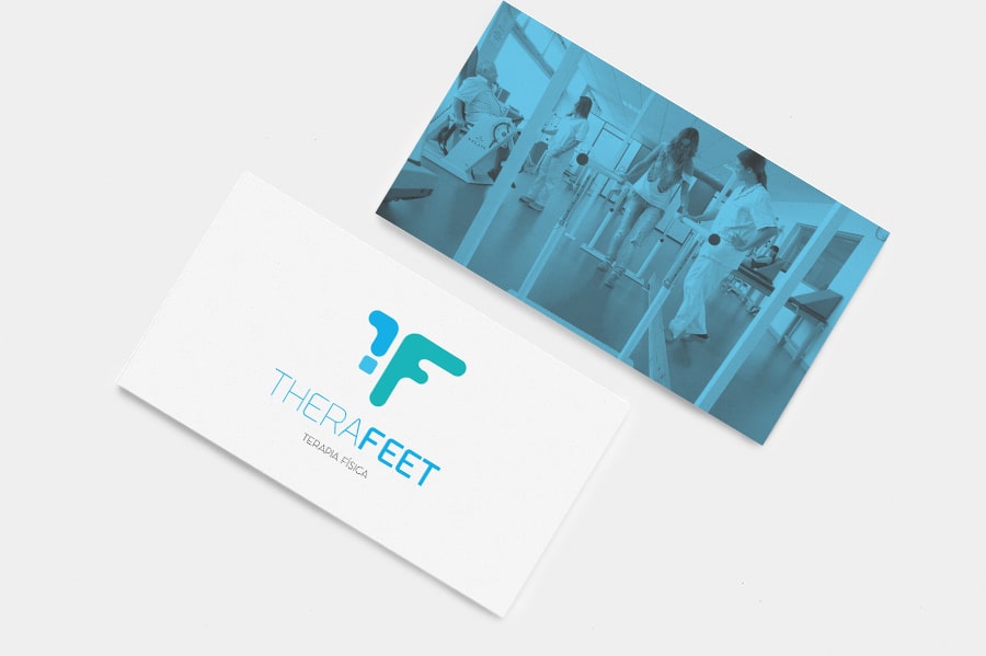 TheraFeet logotipo diseño medico