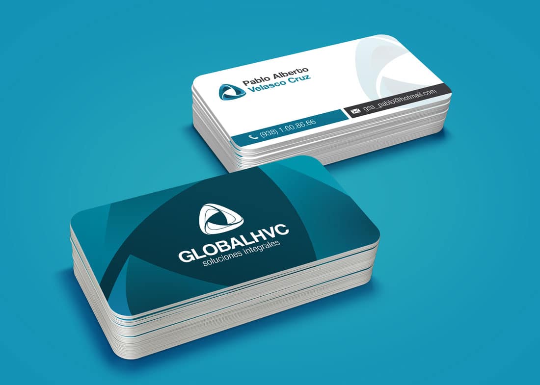 diseño de tarjetas de presentacion cuernavaca global hvc