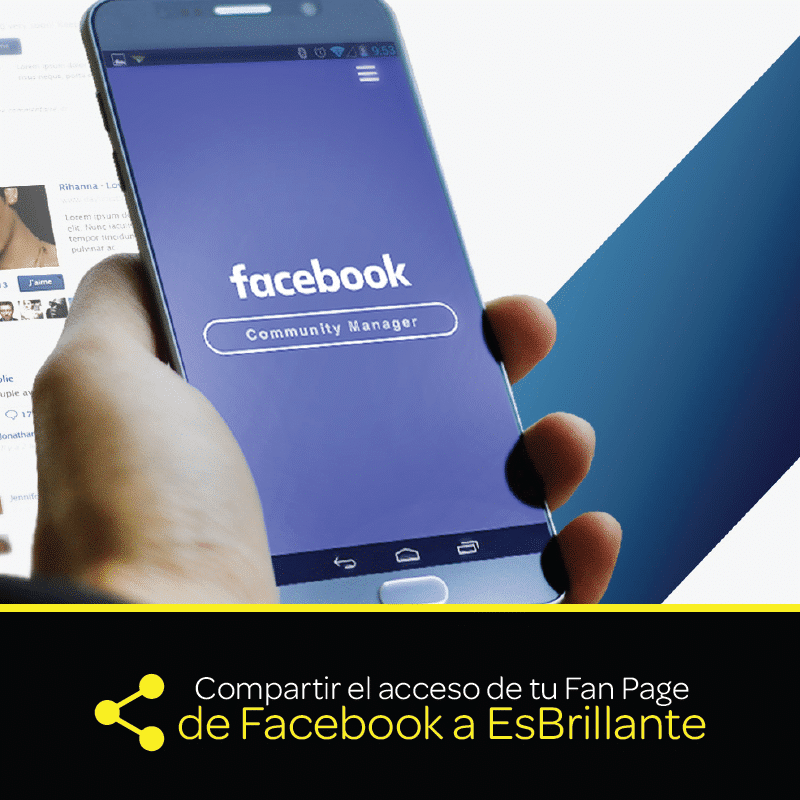 Compartir el acceso de tu fan page de Facebook a EsBrillante